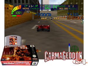 Carmageddon 64 (Europe) (En,Fr,De,Es) Cover
